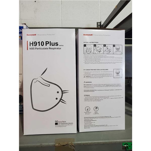 Honeywell N95 Particulate Respirators lot of 2 x 50pcs