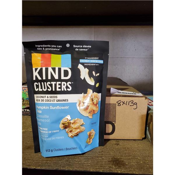 Kind Clusters Coconut & Seeds Case lot of 8 x 113g