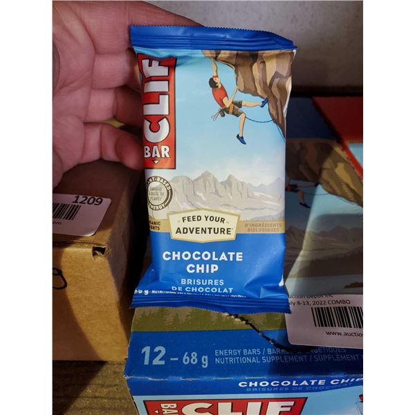Clif Bars Chocolate Chip Case lot of 12 x 68g