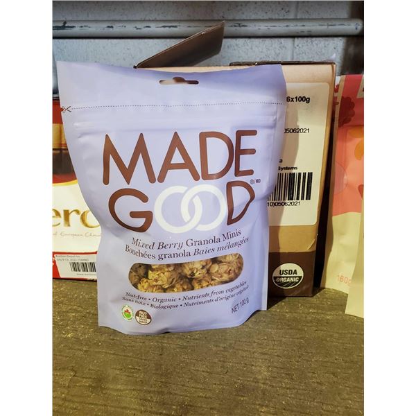 Mde Good Mixed berry Granola Minis Case lot of 6 x 100g