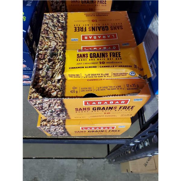 Lot of 2 - LaraBar Cinnamon Almond Bars Case lot of 12 x 35g