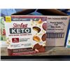 Image 1 : SlimFast Keto Bomb Peanut Butter cups Case lot of 12 x 238g