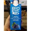 Image 2 : Bip Steel Blue Raspberry Sports Hydration Case lot of 9 x 500ml