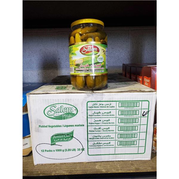 Salem Dill Pickles Case lot of 12 x 1000g