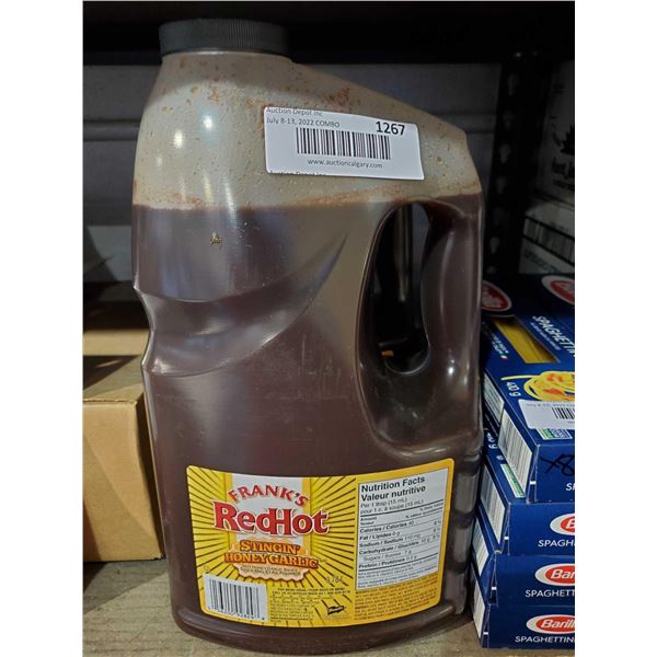Franks Red Hot Stingin Honey Garlic Wing Sauce 3.78L