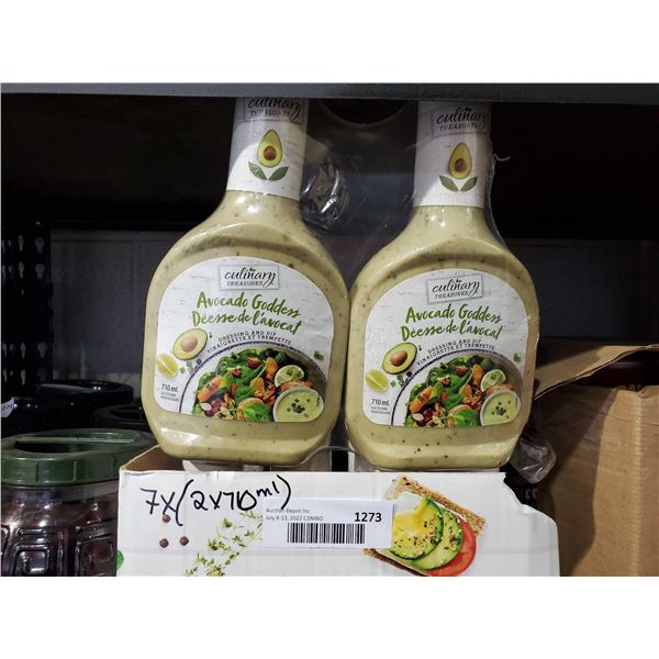 Avacado Goddess Creamy Dressing Case lot of 14 x 710ml