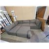 Image 1 : Grey 5 Piece Sectional Sofa Set Fabric costco brand customer return