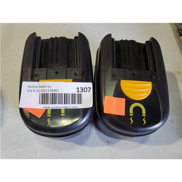 Lot of 2 mastercraft 12v battery