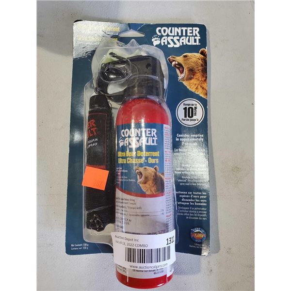 Counter Assault Bear Spray with holder