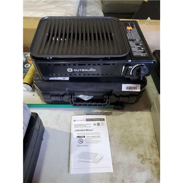 Outbound Portable Butane Camp Grill with carry case