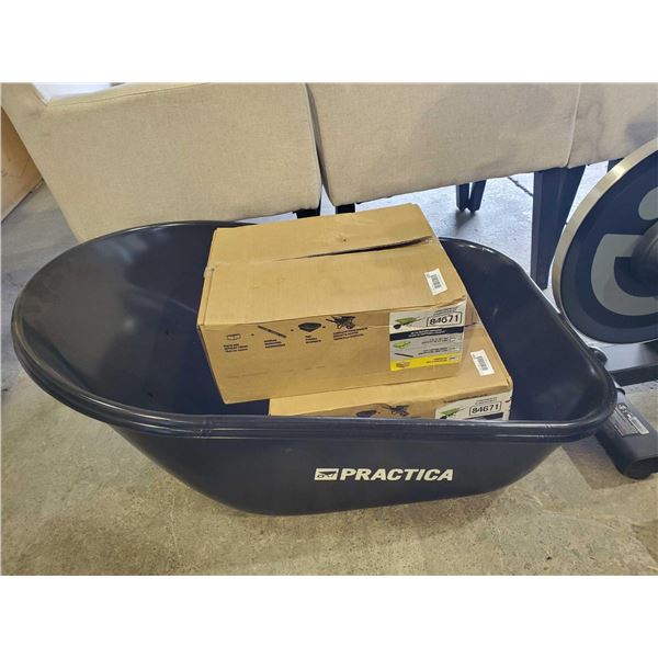 NEW Practica Wheel Barrel with handles and Wheel Set
