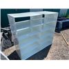 Image 2 : White Metal 10 Cube Shelving Unit heavy steel approx 4ft x 5ft
