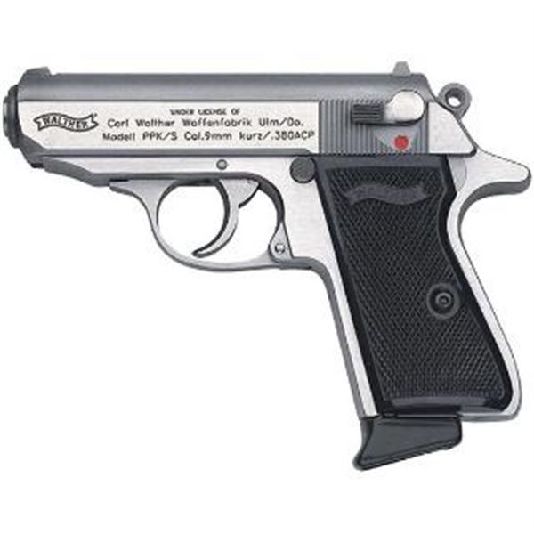 WAL PPK/S 380ACP 3.3" SS 2 7RD