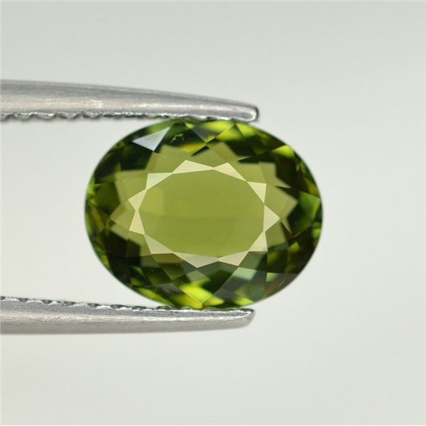 1.70 Cts NATURAL SPLENDID OVAL CHROME GREEN TOURMALINE