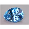 Image 1 : 23.80 Ct Natural Fancy Pear Shape Blue Topaz