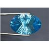 Image 2 : Amazing Laser Cut 27.70 Ct Natural Swiss Blue Color Topaz