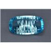 Image 1 : Laser Cut31.55 Ct Natural Swiss Blue Color Topaz