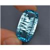Image 4 : Laser Cut31.55 Ct Natural Swiss Blue Color Topaz