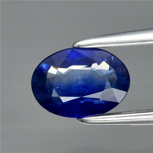 0.61ct 6.8x5mm Oval Natural Blue Sapphire Ceylon, Heated