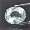 Image 1 : 3.51ct 10.7x8.8mm Oval Natural Light Blue Aquamarine Unheated Brazil