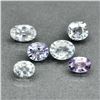 Image 1 : 6 pcs Lot 2.87ct t.w VS Cushion & Oval Natural Multi-Color Sapphire Ceylon Heated