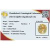 Image 2 : CERTIFICATE Incl.1.19ct Cushion Natural Yellow Sapphire Unheated Mozambique