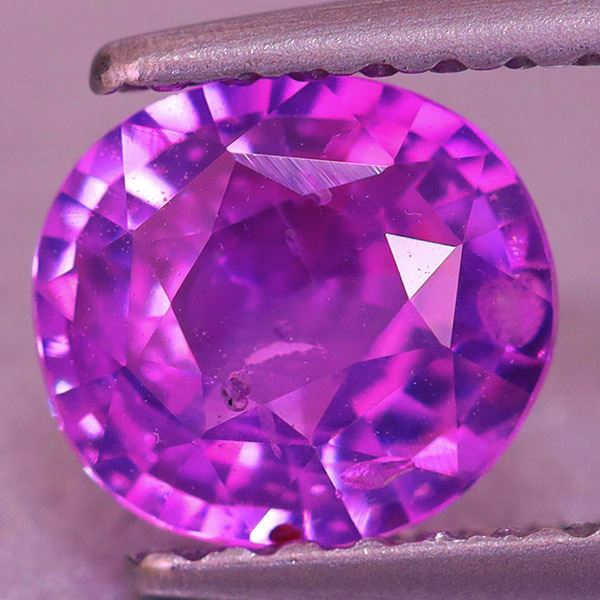 1.16cts 7x6mm! Super Right PURPLE SAPPHIRE Unheated Srilankan Beauty Bright Gem