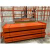 Image 2 : *FL+$500 FEE* 3 BAYS OF 20' X 9' INDUSTRIAL PALLET RACKING INCLUDING 4 - 20' X 42" UPRIGHTS AND
