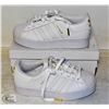 Image 1 : PAIR OF ADIDAS SUPERSTAR BOLD WHITE LADIES GOLD