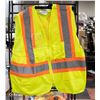 Image 1 : NEW HI VIS MESH BACK SAFETY VEST SIZE L-XL