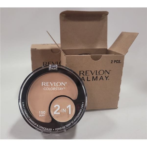 4 NEW REVLON COLORSTAY 2-IN-1 COMPACT 150 BUFF