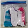 Image 1 : 9 PACK LADIES ANKLE SOCKS