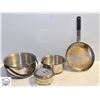 Image 1 : CAMPING COOKING LOT INCLUDES 3 POTS & 1 PAN