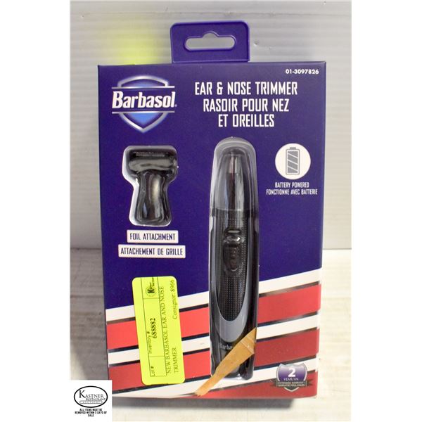 NEW BARBASOL EAR AND NOSE TRIMMER