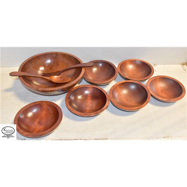 VINTAGE BARIBOCRAFT SALAD SET (9 PIECES)