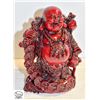 Image 1 : RED HEAVY BUDDHA STATUE