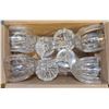 BOX OF LARGE GLASS GOBLETS