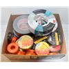 Image 1 : BOX W/ NEW TAPE. 5 DUCT TAPES, 16 ELECTRICAL TAPES