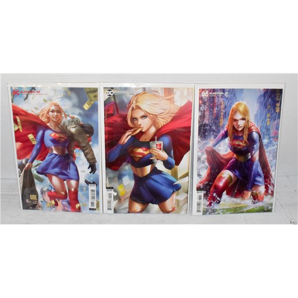 SUPERGIRL #33, #34, #36, #37 DC VARIANT COMICS