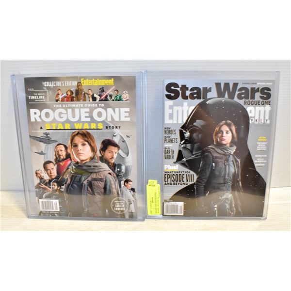 ROGUE ONE ENTERTAINMENT WEEKLY W/CASE (2)