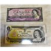 Image 1 : VINTAGE CANADIAN $10 BILL & VINTAGE CDN $1 BILL