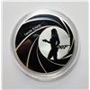 Image 1 : 1)  JAMES BOND - 007 SILVER TONE AND BLACK