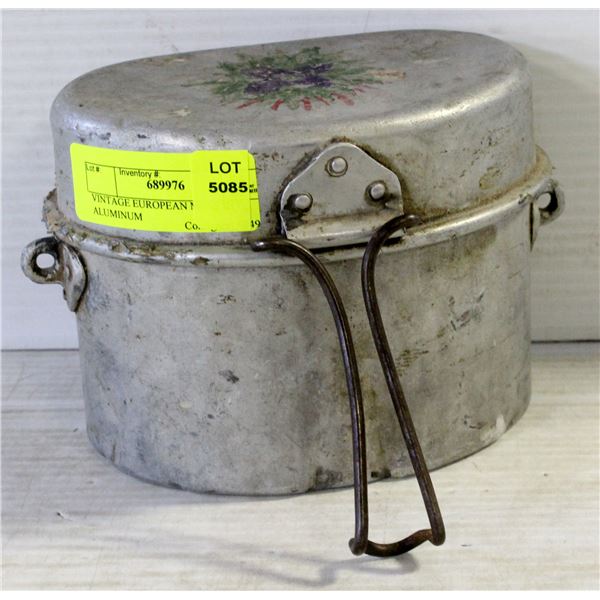 VINTAGE EUROPEAN MESS KIT ALUMINUM