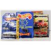 Image 1 : 3 DIECAST CARS INCLUDES 1994 FLINTMOBILE