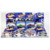 8 X 2002 & 2004 VINTAGE HOT WHEELS INCLUDES 3 RED