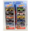 Image 1 : 2 HOT WHEELS FLAMES 5 CAR PACK