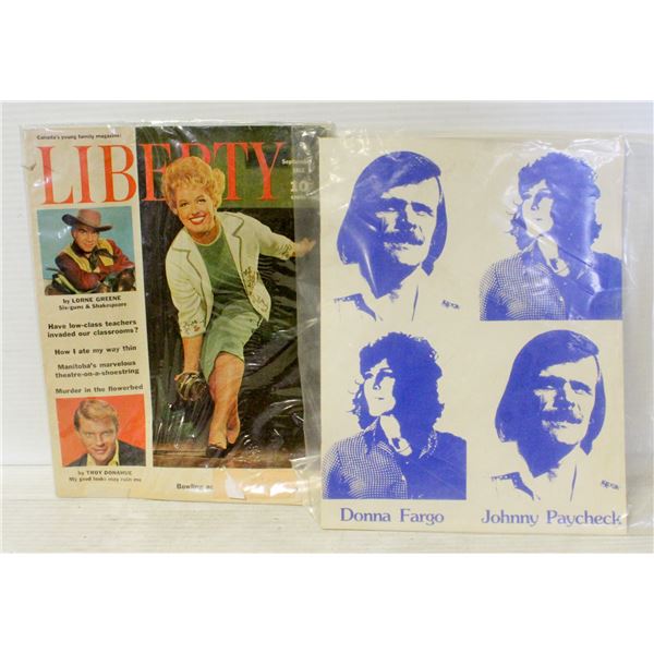 1962 LIBERTY MAGAZINE & JOHNNY PAYCHECK, WILF