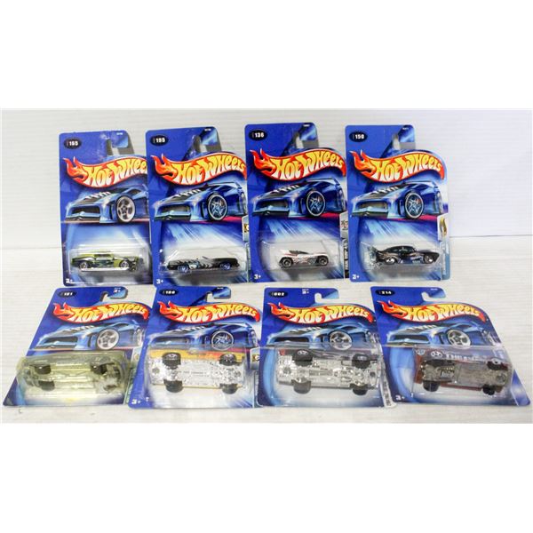 8 X 2003 VINTAGE HOT WHEELS