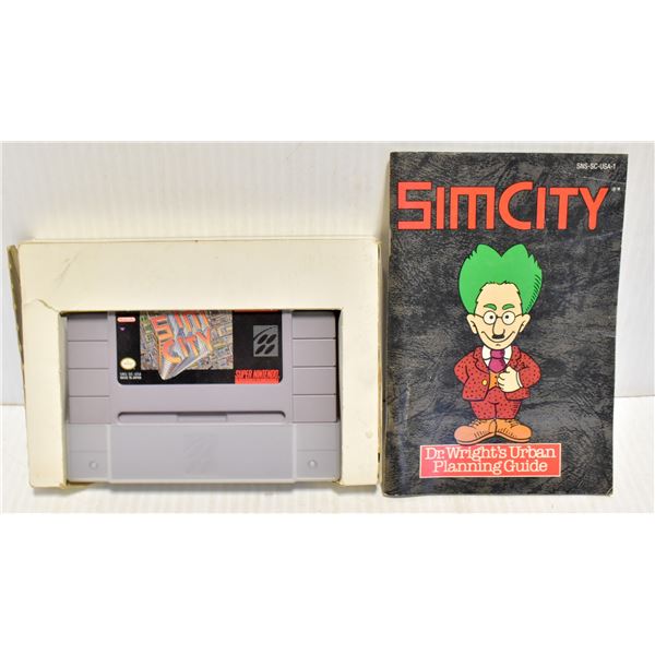 SUPER NINTENDO ( SNES ) SIM CITY GAME