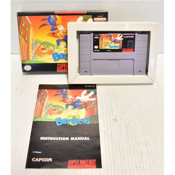 SUPER NINTENDO ( SNES ) BONKERS GAME IN THE BOX